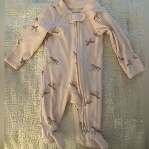 Double Zip Horse Footie